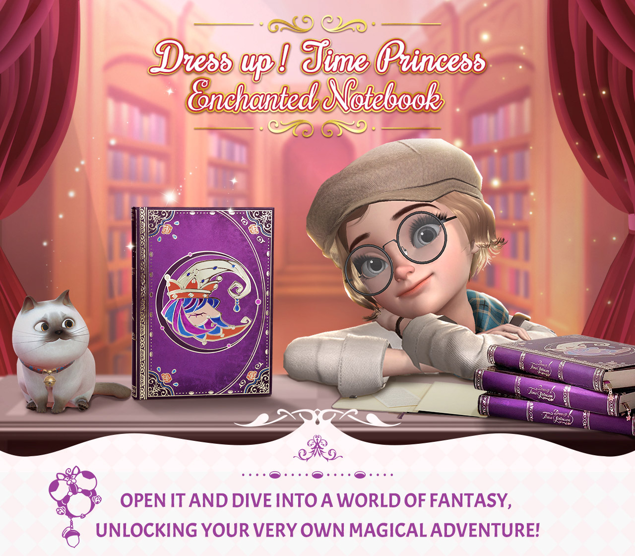 Dress up! Time Princess Enchanted Notebook IGG